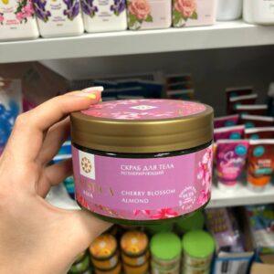 Floristica, Cкраб для тела с вишней Cherry Blossom & Almond Korea