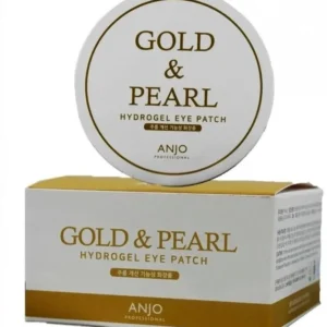 Anjo Professional Hydrogel Eye Patch Gold & Pearl Гидрогелевые патчи для глаз с 24к золотом и протеинами жемчуга 60 шт 90 гр